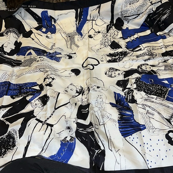 St. John Accessories - St. John 45th Anniversary silk scarf 34” square